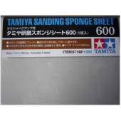 Tamiya 87148 Наждачная бумага на поролоновой основе с зернистостью 600