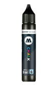 Заправка меловая Molotow Chalk 30 мм black (черная)