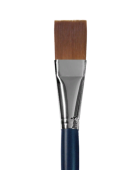 Кисть Альбатрос серии Байкал, синтетика, плоская №24, длинная ручка