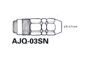 Iwata AJQ-03SN Фитинг для использования с гибкими шлангами, внутренний диаметр 8,5 мм