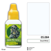 Краска акриловая Jim Scale 05.084, цвет Dead White, 18 мл