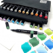 Набор маркеров Sketchmarker Brush Basic 1 (24 шт. + органайзер)