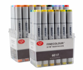 Набор маркеров Finecolour Sketch 60 шт.