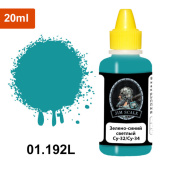 Краска акриловая Jim Scale 01.192L цвет зелено-синий светлый (Су-32, Су-34), 20 мл