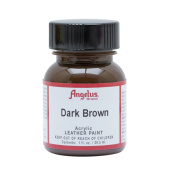 Краска для кожи и ткани Angelus Leather Acrylic Paint 018 Dark brown, 29,5 мл