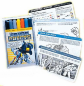 Набор маркеров COPIC CIAO Spacerobots Comic (6+1 шт.)