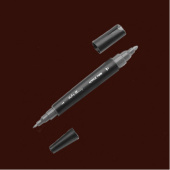 Маркер двусторонний акриловый Fat&Skinny FSTA-18 burnt umber