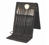 Набор кистей Альбатрос "Акварель" в пенале, 12 шт. (серии «Мастер»)