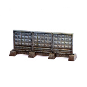 MiniWarPaint Забор секционный ПО-2 размер XS (3 панели + 4 опоры)