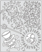 Трафарет Artool CURSE OF SKULL. VOO DOO (FH SK13 SP)