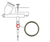 Уплотнительное кольцо для аэрографа BC/CS/S/BS/BCS/AR/BR/CR/BCR/SAR