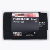 Набор маркеров Finecolour Brush 'Портрет' (36 шт. в пенале)