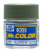 Mr. Hobby Краска 10 мл C303 GREEN FS34102