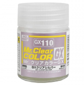 Mr. Hobby Mr. Color Лак эмалевый глянцевый Clear Silver, 18 мл