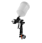 Краскопульт Walcom Genesi S HTE CLEAR Aluminio, верхний бачок 0,68 л, с регулятором давления