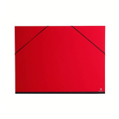 Clairefontaine Папка для хранения работ 52х72 см, картон, с резинк./ красная