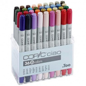 Набор маркеров Copic Ciao Set D 36 шт. в пластиковой упаковке