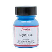 Краска для кожи и ткани Angelus Leather Acrylic Paint 041 Light blue, 29,5 мл