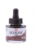 Акварель жидкая Ecoline банка 30 мл №440 Sepia deep (Сепия насыщенная)