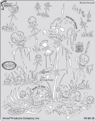 Трафарет Artool WRATH OF SKULLMASTER (FH SK29 SP)