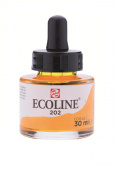 Акварель жидкая Ecoline банка 30 мл №202 Deep yellow (Желтый насыщенный)
