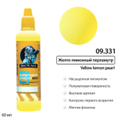 Краска акриловая универсальная Jim Scale 09.331 цвет Желто-лимонный перламутр, 60 мл
