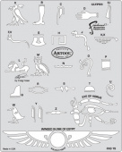 Трафарет Artool FX3 STENCIL GLYPHS (FX3 15SP)