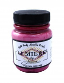 Нерастекающаяся металлическая краска по тканям Jacquard Lumiere жемчужно-пурпурная 67 мл