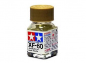 XF-60 Краска Tamiya Темно-желтая Матовая (Dark Yellow Matt), эмаль 10 мл