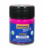 Нерастекающаяся краска по темным тканям C.Kreul Javana Tex Opak маджента 50 мл