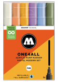 Набор маркеров Molotow ONE4ALL 227HS Pastel Modern Set (4 мм / 6 шт.)