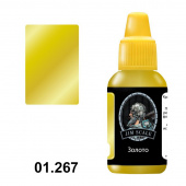 Краска акриловая Jim Scale 01.267 цвет металлик золото, 18 мл