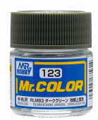 Mr. Hobby Краска 10 мл C123 RLM83 DARK GREEN