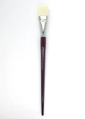 Кисть Альбатрос синтетика (имитация щетины), плоская №24, длинная ручка
