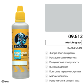 Краска акриловая универсальная Jim Scale 09.612 цвет Marble grey (RAL 000 75 00), 60 мл