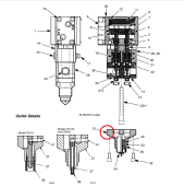 Graco 626061 Наконечник корректора 2K Ultra-Lite™