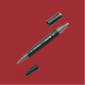 Маркер двусторонний акриловый Fat&Skinny FSTA-01 crimson red