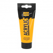 Краска акриловая Solo Goya Acrylic Basic 100 мл, индийский желтый