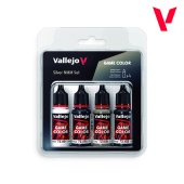72394 Набор красок Vallejo Silver NMM Set (4 цв.)