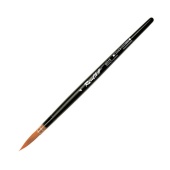 Кисть Roubloff серии QD15 №4, колонок микс, круглая, короткая ручка
