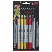 Набор маркеров Copic Ciao Manga 8 (5 шт. + мультилинер 0,3 мм, в блистере)