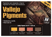 73196 Набор пигментов Vallejo Pigment Set no.1 Rust and Oil (4 цвета)