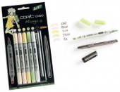 Набор маркеров Copic Ciao Manga 6 (5 шт. + мультилинер 0,3 мм, в блистере)