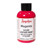 Краска для кожи и ткани Angelus Leather Acrylic Paint 187 Magenta, 118 мл