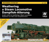 73099 Набор красок Vallejo Weathering a Steam Locomotive (9 цветов)