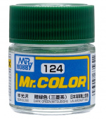 Mr. Hobby Краска 10 мл C124 DARK GREEN (MITSUBISHI)