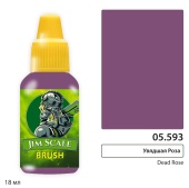 Краска акриловая Jim Scale 05.593, цвет Увядшая Роза / Dead Rose (Артём Романов), 18 мл