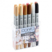 Набор маркеров Copic Ciao Skin Tone 12 шт. в пластиковой упаковке