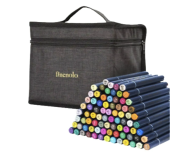 Набор спиртовых маркеров Finenolo в сумке-пенале (80 цв.)