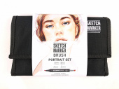 Набор маркеров Sketchmarker Brush Portrait (24 шт. + сумка-органайзер)